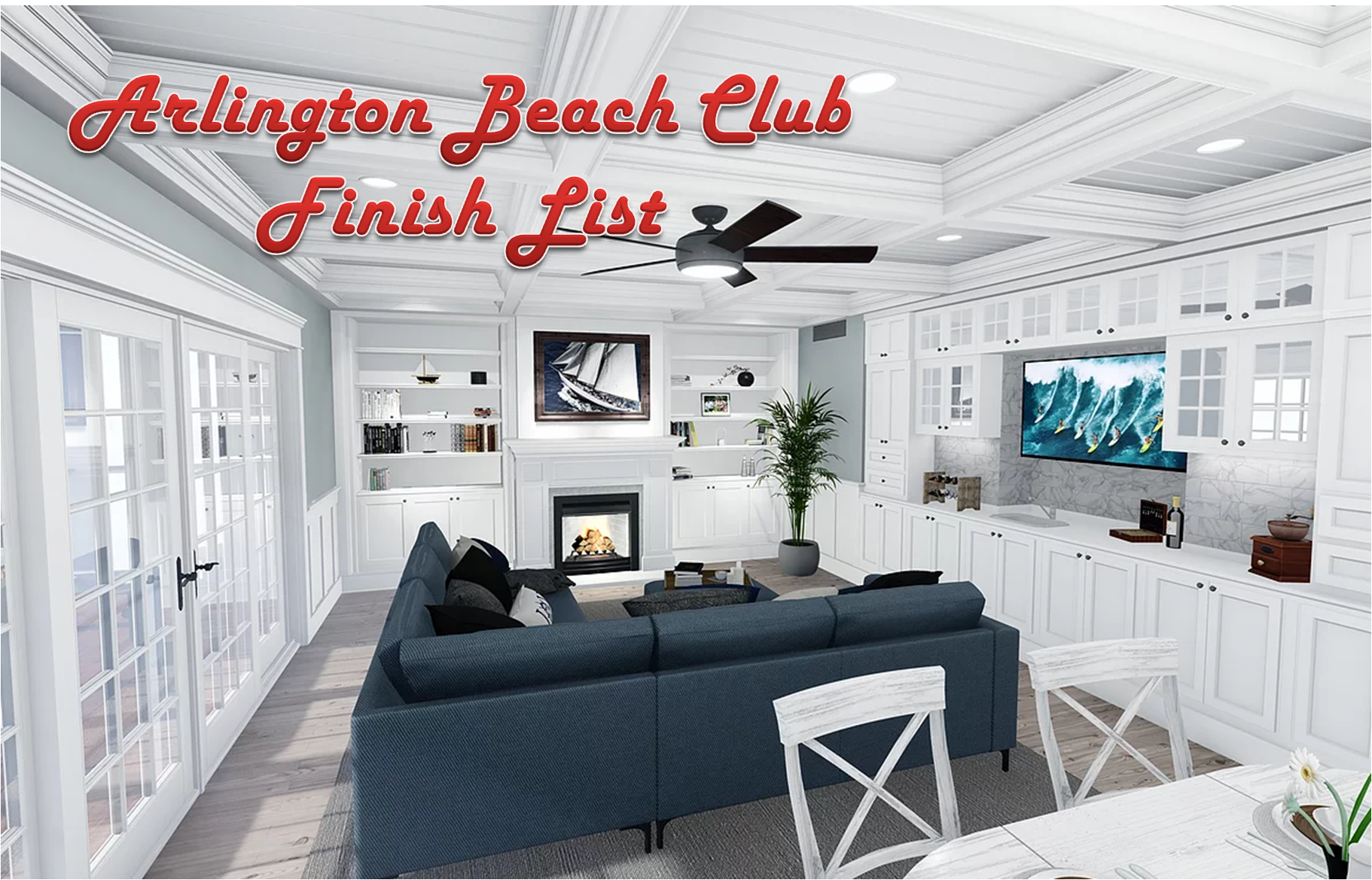 Arlington Beach Club Finish List | Arlington LBI | New LBI Condos